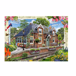 Ravensburger Railway Cottage Country Cottage Collection No 13 Jigsaw Puzzle