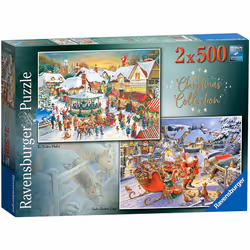Ravensburger Christmas Collection No. 1 Jigsaw Puzzles (2 x 500 Pieces)