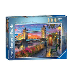 Ravensburger Tower Bridge At Sunset 1000 Piece Jigsaw Puzzle