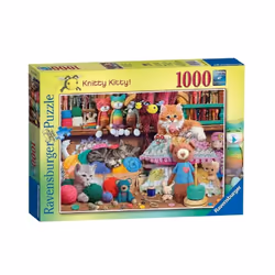 Ravensburger Knitty Kitty 1000 Piece Jigsaw Puzzle
