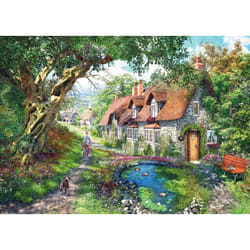 Ravensburger Down the Lane No.1 Flower Hill Lane Jigsaw Puzzle (1000 Pieces)