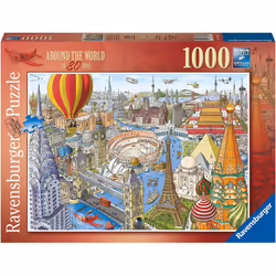Ravensburger Around the World in 80 Days Jigsaw Puzzle (1000 Pieces)