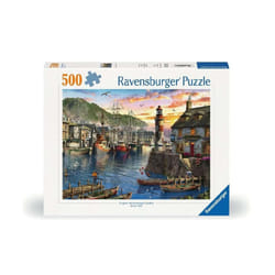 Ravensburger Sunrise At The Port 500 Piece Jigsaw Puzzle