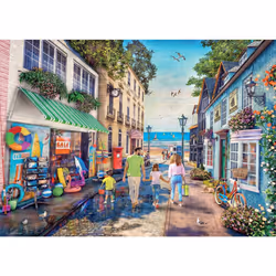 Ravensburger Down The Lane No.3, Seaview Lane Jigsaw Puzzle (1000 Pieces)