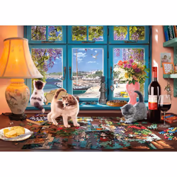 Ravensburger The Puzzler's Desk Jigsaw Puzzle (1000 Pieces)