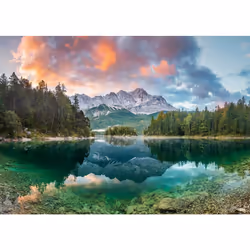 Ravensburger Eibsee Lake Zugspitze Germany 1000 Piece Jigsaw Puzzle for Adults | Unique Pieces | Anti-Glare Surface | FSC ...