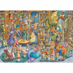 Ravensburger Midnight at The Library 1000 Piece Jigsaw Puzzle for Adults - 12000489 - Handcrafted Tooling Made in Germany E ...