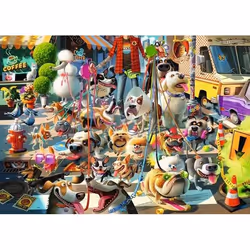 Ravensburger Jigsaw Puzzle The Dog Walker, 1000pc - 1000 Pieces Puzzle