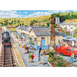 Ravensburger The Country Station Jigsaw Puzzle (100 XXL Extra Large Pieces)
