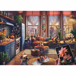 Ravensburger Cozy Boho Studio Jigsaw puzzle 500 pc(s) Landscape