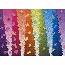 Karen Puzzles Colors on Colors 1000 Piece Jigsaw Puzzle for Adults - 12001027 - Handcrafted Tooling, Made in Germany, Every P ...