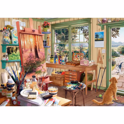 Ravensburger My Haven No.11, The Artist's Shed Jigsaw Puzzle (1000 Pieces)