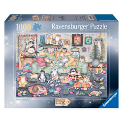 Ravensburger Crazy Cats Christmas Crackers Jigsaw Puzzle (1000 Pieces)