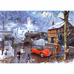 Ravensburger Railway Crossing Jigsaw Puzzle (1000 Pieces)