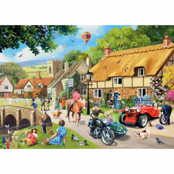 Ravensburger Summer Village Jigsaw Puzzle (500 XL Extra Large Pieces)