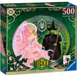 Ravensburger Wicked the Movie Circular Jigsaw Puzzle (500 Pieces)