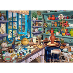 Ravensburger Pottery Studio Sanctuary Jigsaw Puzzle (500 XL Extra Large Pieces)