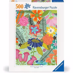 Ravensburger Puzzle 500 pièces - Jungle de fleurs, 500 pc(s), Flora, 12 yr(s)