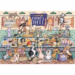 Ravensburger Dapper Dogs No.1. Digby's Deli Jigsaw Puzzle (1000 Pieces)