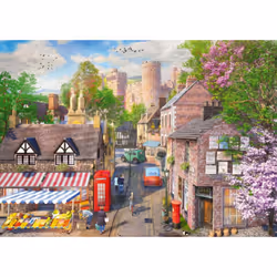Ravensburger Down the Lane No.5 Castle Lane Jigsaw Puzzle (1000 Pieces)