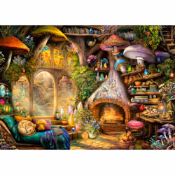 Ravensburger Mushroom Cottage Jigsaw Puzzle (1000 Pieces)