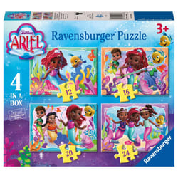 Ravensburger - Puzzle: Ariel Junior  Puzzles for children 3 years and older  4 puzzles of 12  16  20  24 pieces  Puzzles  Gifts Children 3 Years  70x5