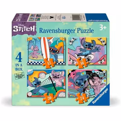 Ravensburger Disney Children’s Puzzle Stitch - 12 + 16 + 20 + 24 Pieces Puzzle, 12 pc(s), Cartoons, 3 yr(s)
