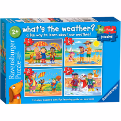 Ravensburger What's The Weather? My First Jigsaw Puzzles for Kids 2 Years Up (2, 3, 4 & 5 Pieces) Educational Toys for Toddle ...