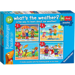 Ravensburger What's The Weather? My First Jigsaw Puzzles for Kids 2 Years Up (2, 3, 4 & 5 Pieces) Educational Toys for Toddlers - EYFS