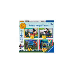 Room on The Broom 4 in Box (12, 16, 20, 24 Piece) Jigsaw Puzzles for Kids Age 3 Years Up - Toys for Children