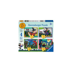 Room on The Broom 4 in Box (12, 16, 20, 24 Piece) Jigsaw Puzzles for Kids Age 3 Years Up - Toys for Children
