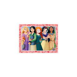 Disney Princess Toys - 4 in a Box Jigsaw Puzzles - 12, 16, 20, 24 Pieces - 2023 Edition