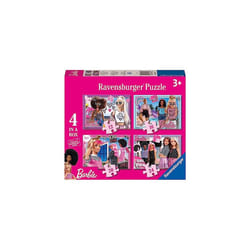 Ravensburger 3174 Barbie Jigsaw Puzzles for Kids Age 3 Years Up-4 in a Box (12, 16, 20, 24 Pieces)