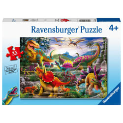 T-Rex Terror Dinosaurs Jigsaw Puzzle for Kids Age 3 Years Up - 35 Pieces - Educational Toddler Toys and Games