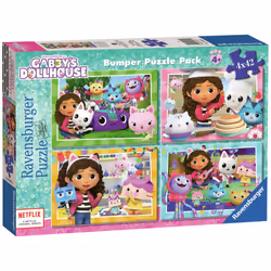 Ravensburger 4 x 42 Piece Gabbys Dollhouse Jigsaw Puzzle
