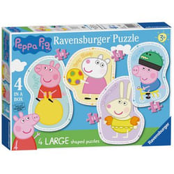 Ravensburger Peppa Pig Four Large Shaped Jigsaw puzzle 10 pc(s) Cartoons