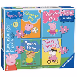 Ravensburger Peppa Pig My First, 2 pc(s), Cartoons, 1.5 yr(s)