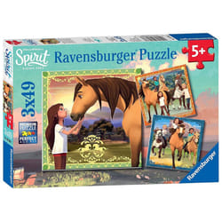 Ravensburger Adventure on Horses 3x49 Piece Jigsaw Puzzle Set for Kids - 08068 - Every Piece is Unique  Pieces Fit Together Perfectly