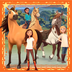Ravensburger Adventure on Horses 3x49 Piece Jigsaw Puzzle Set for Kids - 08068 - Every Piece is Unique  Pieces Fit Together Perfectly