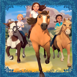 Ravensburger Adventure on Horses 3x49 Piece Jigsaw Puzzle Set for Kids - 08068 - Every Piece is Unique  Pieces Fit Together Perfectly