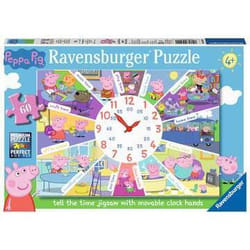 Ravensburger Peppa Pig - Tell the Time Clock Jigsaw puzzle 60 pc(s) Cartoons