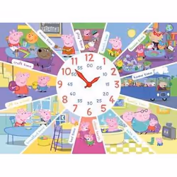 Ravensburger Peppa Pig - Tell the Time Clock Jigsaw puzzle 60 pc(s) Cartoons