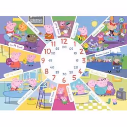 Ravensburger Peppa Pig - Tell the Time Clock Jigsaw puzzle 60 pc(s) Cartoons