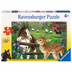 Ravensburger New Neighbors, 60 pc(s), Animals, 4 yr(s)