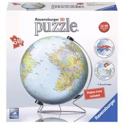Ravensburger The World on V-Stand Globe, 540 pc(s), Globe