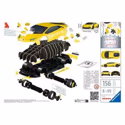Ravensburger 11562 puzzle 3D puzzle 156 pc(s) Vehicles