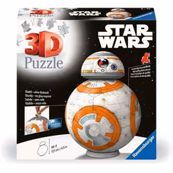 Ravensburger 3D Puzzle: Star Wars BB-8, 99 pc(s), Television/films, 8 yr(s)
