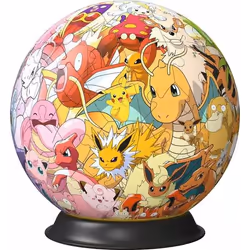 Ravensburger 3D Puzzle Ball: Pokémon - Kanto Region 73 pc(s) Cartoons