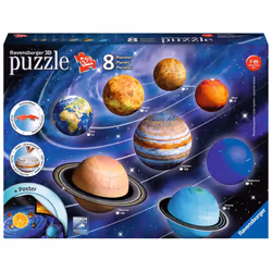 Ravensburger Planetary Solar System 3D Puzzle, 540 pc(s), Space, 6 yr(s)
