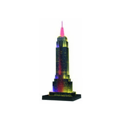 3D Puzzle with LED - Empire State Building by Night